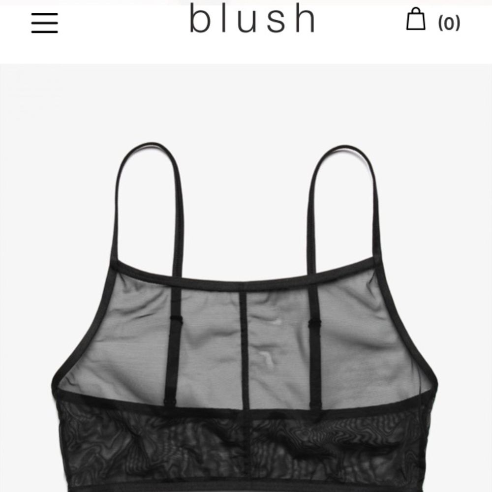 XS Weekday Bralette Blush Lingerie